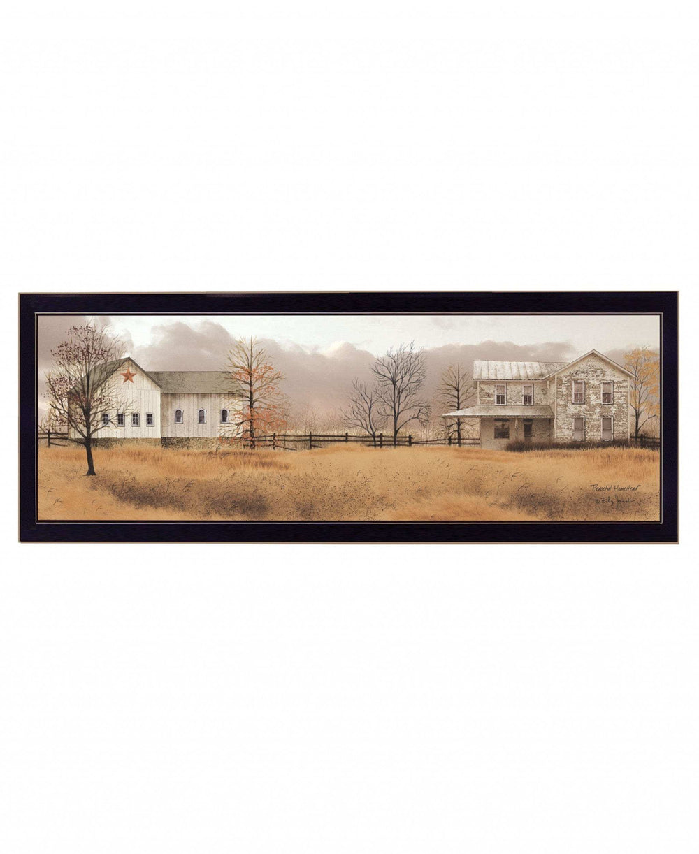 Peaceful Homestead 3 Black Framed Print Wall Art - Homeroots - Flyclothing LLC