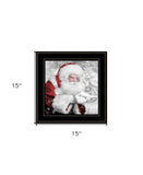 Santas Little Friends 5 Black Framed Print Wall Art - Homeroots - Flyclothing LLC