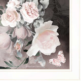 Noir Roses IV 3 White Framed Print Wall Art - Homeroots - Flyclothing LLC