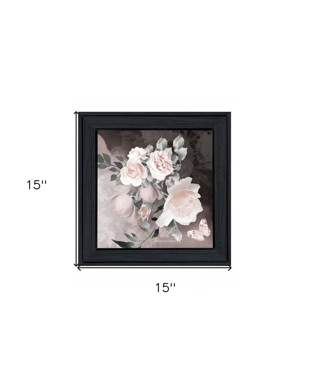Noir Roses IV 4 Black Framed Print Wall Art - Homeroots - Flyclothing LLC
