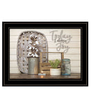 Today I Choose Joy 3 Black Framed Print Wall Art - Homeroots - Flyclothing LLC