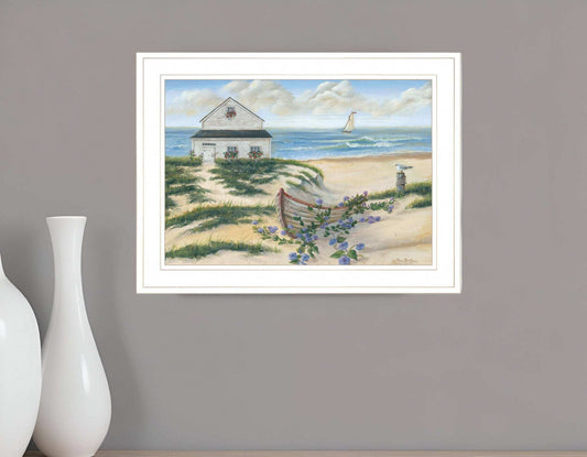 Beach Cottage II 2 White Framed Print Wall Art - Homeroots - Flyclothing LLC