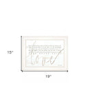 Love Never Fails 2 White Framed Print Wall Art - Homeroots - Flyclothing LLC