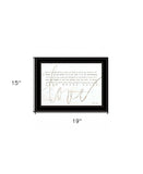 Love Never Fails 3 Black Framed Print Wall Art - Homeroots - Flyclothing LLC