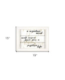 Positive Life 2 White Framed Print Wall Art - Homeroots - Flyclothing LLC