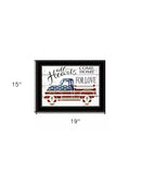 All Hearts Come Home for Love Truck 3 Black Framed Print Wall Art - Homeroots - Flyclothing LLC