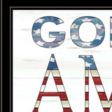 God Bless America 6 Black Framed Print Wall Art - Homeroots - Flyclothing LLC