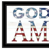 God Bless America 6 Black Framed Print Wall Art - Homeroots - Flyclothing LLC