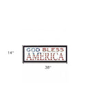 God Bless America 7 Black Framed Print Wall Art - Homeroots - Flyclothing LLC