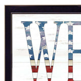 Patriotic Welcome 3 Black Framed Print Wall Art - Homeroots - Flyclothing LLC