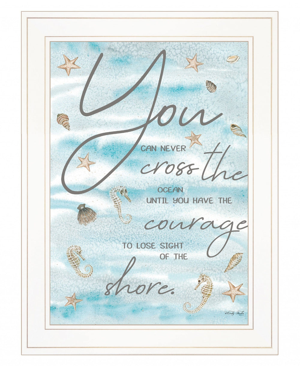 You Can Never 2 White Framed Print Wall Art - Homeroots - Flyclothing LLC