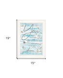 You Can Never 2 White Framed Print Wall Art - Homeroots - Flyclothing LLC