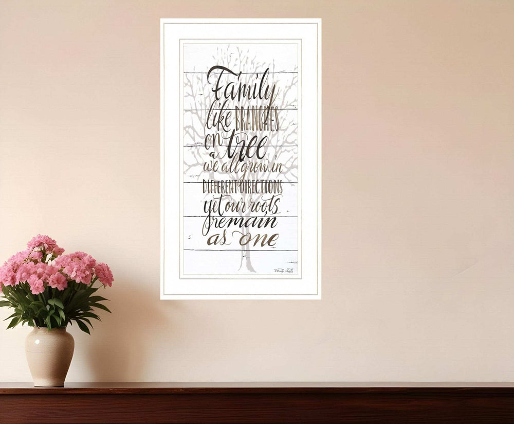 Family 4 White Framed Print Wall Art - Homeroots - Flyclothing LLC