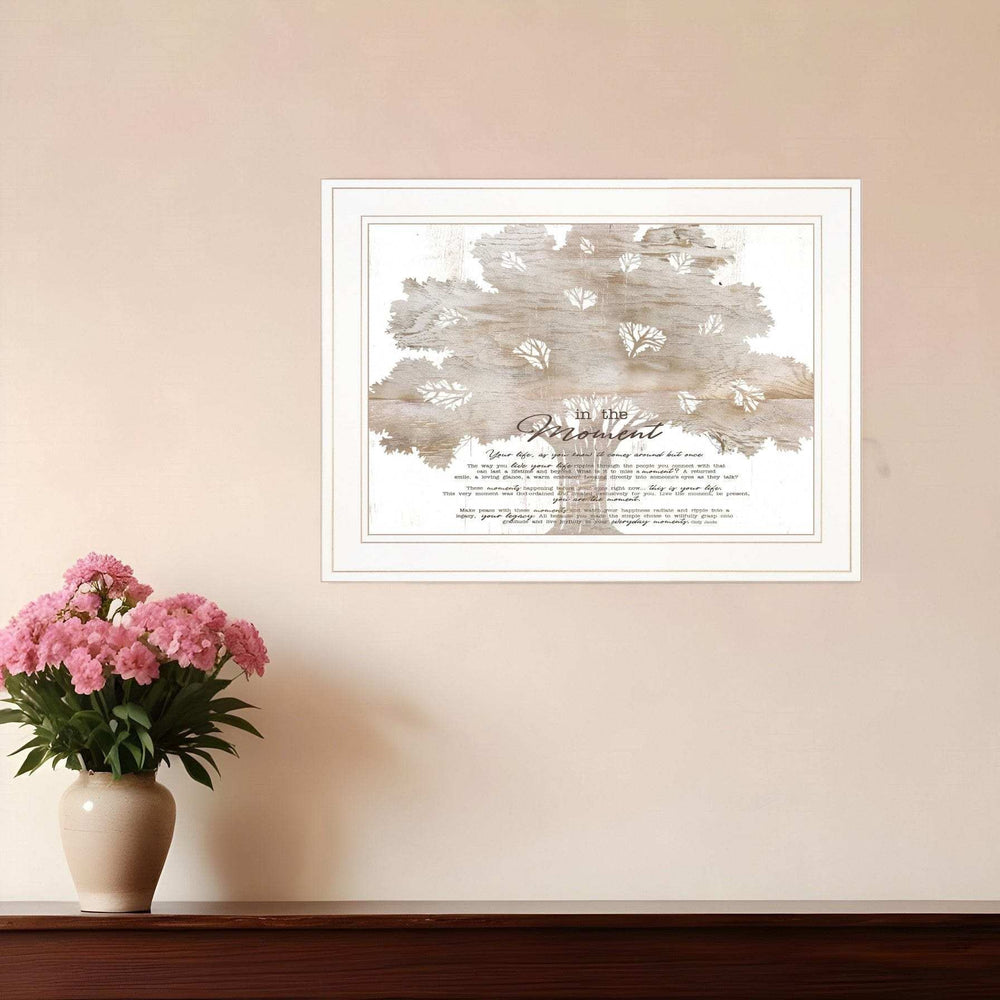 In the Moment 2 White Framed Print Wall Art - Homeroots - Flyclothing LLC