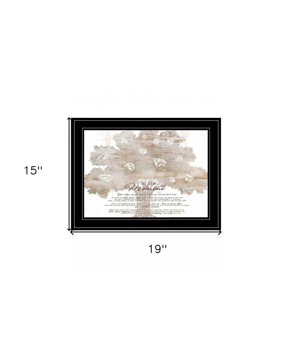 In the Moment 3 Black Framed Print Wall Art - Homeroots - Flyclothing LLC