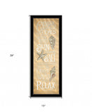 Close Your Eyes 3 Black Framed Print Wall Art - Homeroots - Flyclothing LLC