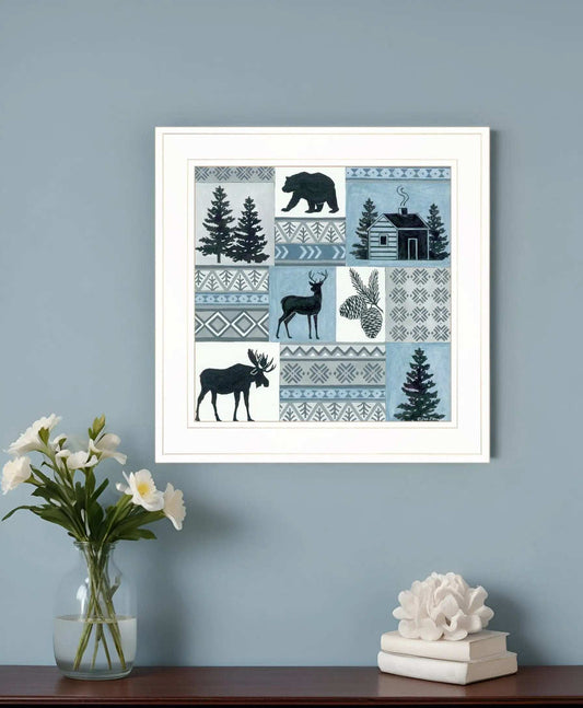 Cabin in the Woods 2 White Framed Print Wall Art - Homeroots - Flyclothing LLC