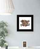 Coffee and Friends 3 Black Framed Print Wall Art - Homeroots - Flyclothing LLC