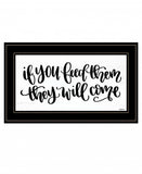 If You Feed Them 2 Black Framed Print Wall Art - Homeroots - Flyclothing LLC