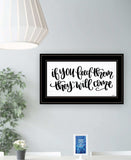 If You Feed Them 2 Black Framed Print Wall Art - Homeroots - Flyclothing LLC