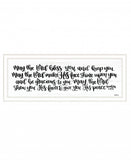 May the Lord Bless You and Keep You 1 White Framed Print Wall Art - Homeroots - Flyclothing LLC