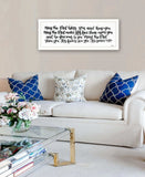 May the Lord Bless You and Keep You 1 White Framed Print Wall Art - Homeroots - Flyclothing LLC