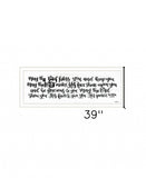 May the Lord Bless You and Keep You 1 White Framed Print Wall Art - Homeroots - Flyclothing LLC