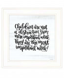 The Most Important Work 2 White Framed Print Wall Art - Homeroots - Flyclothing LLC