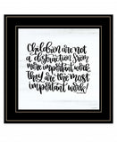 The Most Important Work 4 Black Framed Print Wall Art - Homeroots - Flyclothing LLC