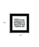 The Most Important Work 4 Black Framed Print Wall Art - Homeroots - Flyclothing LLC