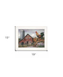 Good Morning Vermont 2 White Framed Print Wall Art - Homeroots - Flyclothing LLC