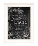 Yet to Bloom 3 White Framed Print Wall Art - Homeroots - Flyclothing LLC