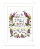 Charming Garden 2 White Framed Print Wall Art - Homeroots - Flyclothing LLC