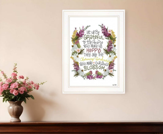 Charming Garden 3 White Framed Print Wall Art - Homeroots - Flyclothing LLC