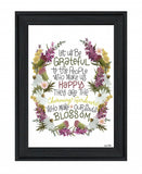 Charming Garden 4 Black Framed Print Wall Art - Homeroots - Flyclothing LLC