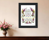 Charming Garden 4 Black Framed Print Wall Art - Homeroots - Flyclothing LLC