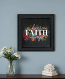 Have Faith 3 Black Framed Print Wall Art - Homeroots - Flyclothing LLC