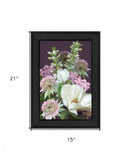 Wild For Plum Bouquet 3 Black Framed Print Wall Art - Homeroots - Flyclothing LLC