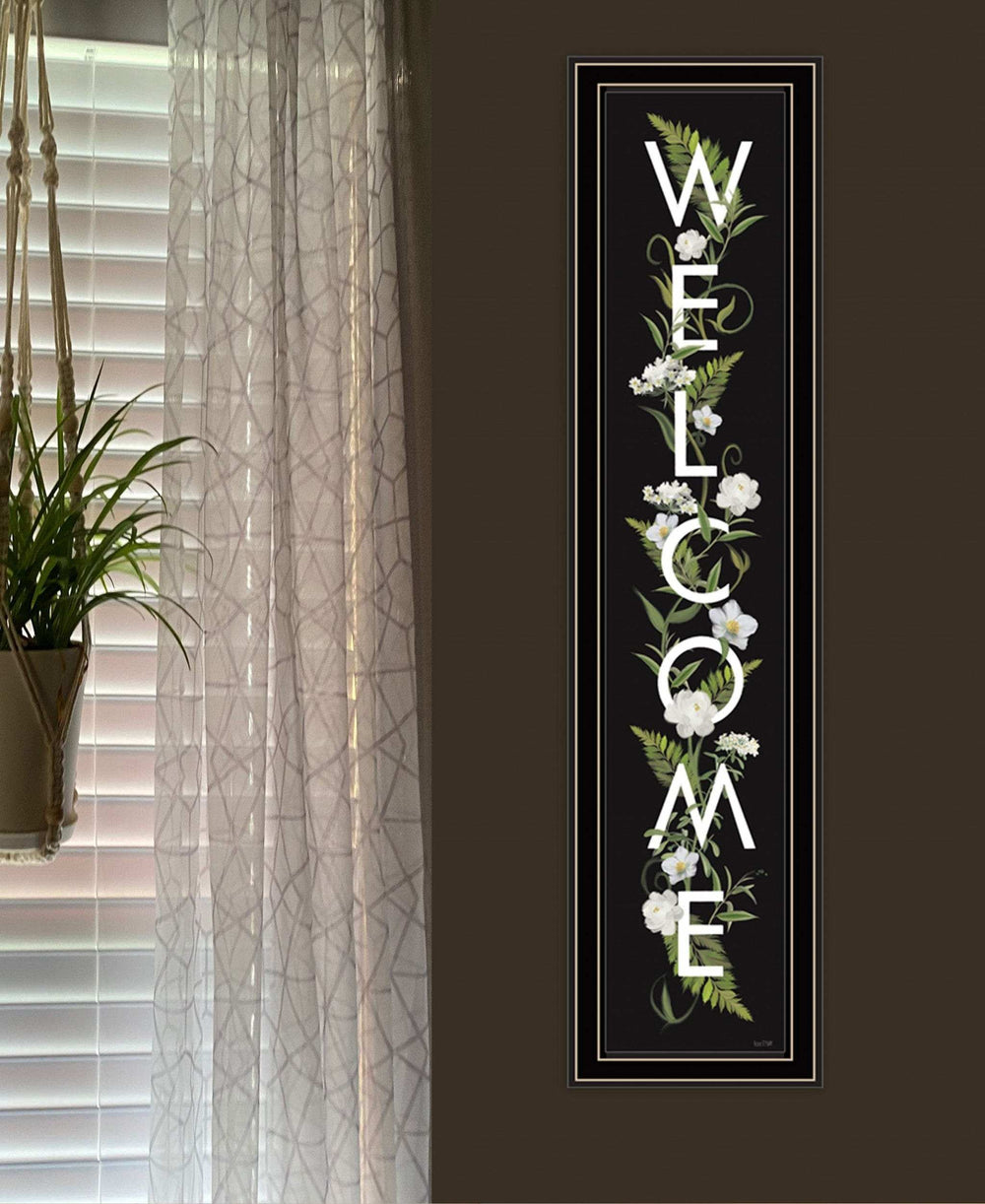 Welcome Sign I 3 Black Framed Print Wall Art - Homeroots - Flyclothing LLC