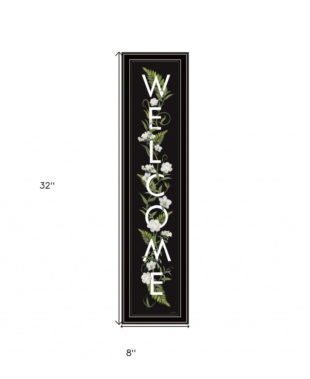 Welcome Sign I 3 Black Framed Print Wall Art - Homeroots - Flyclothing LLC