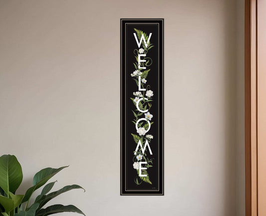 Welcome Sign I 3 Black Framed Print Wall Art - Homeroots - Flyclothing LLC