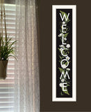 Welcome Sign I 4 White Framed Print Wall Art - Homeroots - Flyclothing LLC