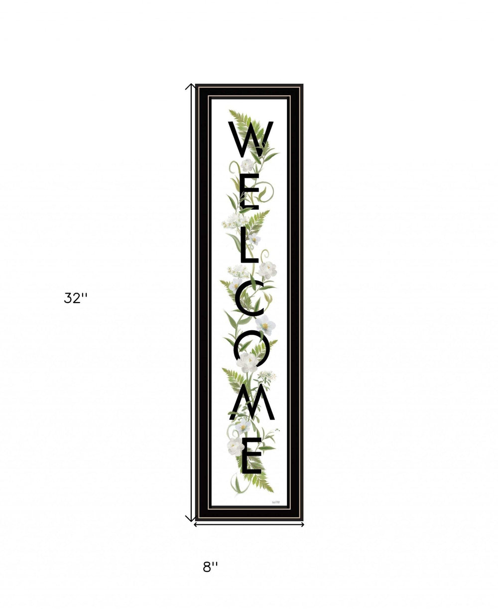 Welcome Sign II 3 Black Framed Print Wall Art - Homeroots - Flyclothing LLC