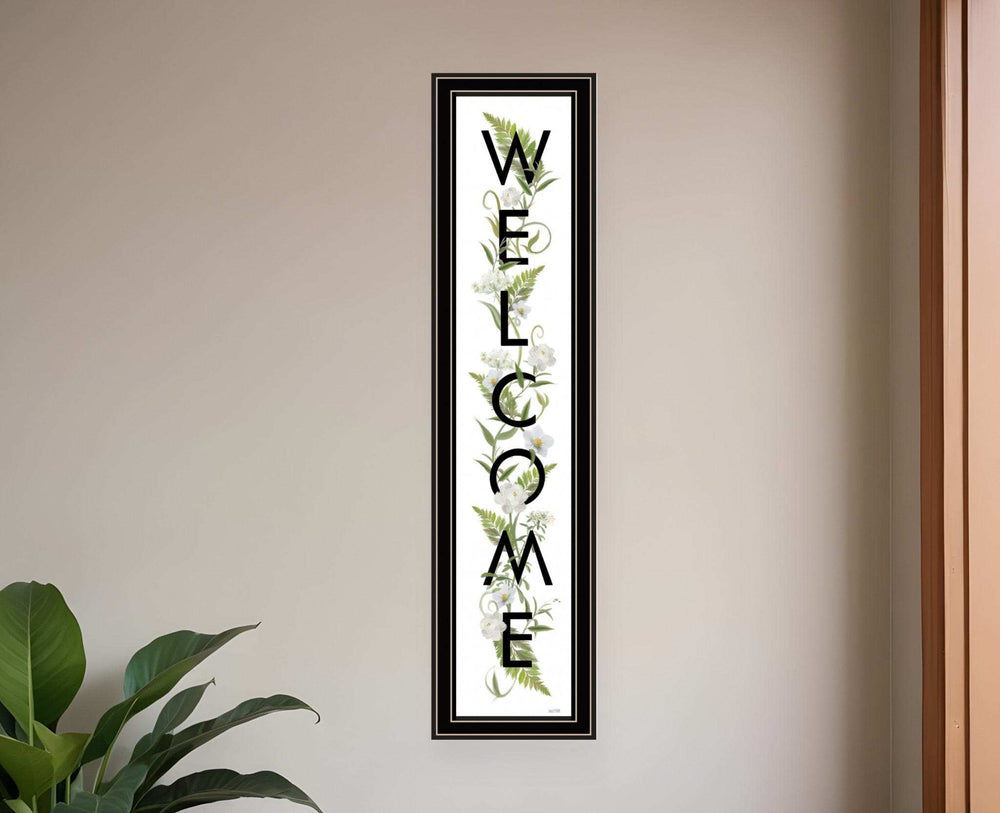 Welcome Sign II 3 Black Framed Print Wall Art - Homeroots - Flyclothing LLC