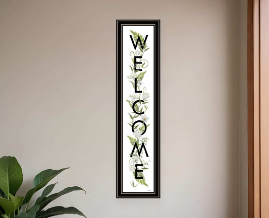 Welcome Sign II 3 Black Framed Print Wall Art - Homeroots - Flyclothing LLC