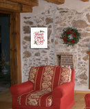 Tidings of Comfort and Joy 2 White Framed Print Wall Art - Homeroots - Flyclothing LLC