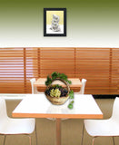 Time for Tea Yellow 2 Black Framed Print Wall Art - Homeroots - Flyclothing LLC