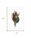 Tropical Sprig 2 White Framed Print Wall Art - Homeroots - Flyclothing LLC