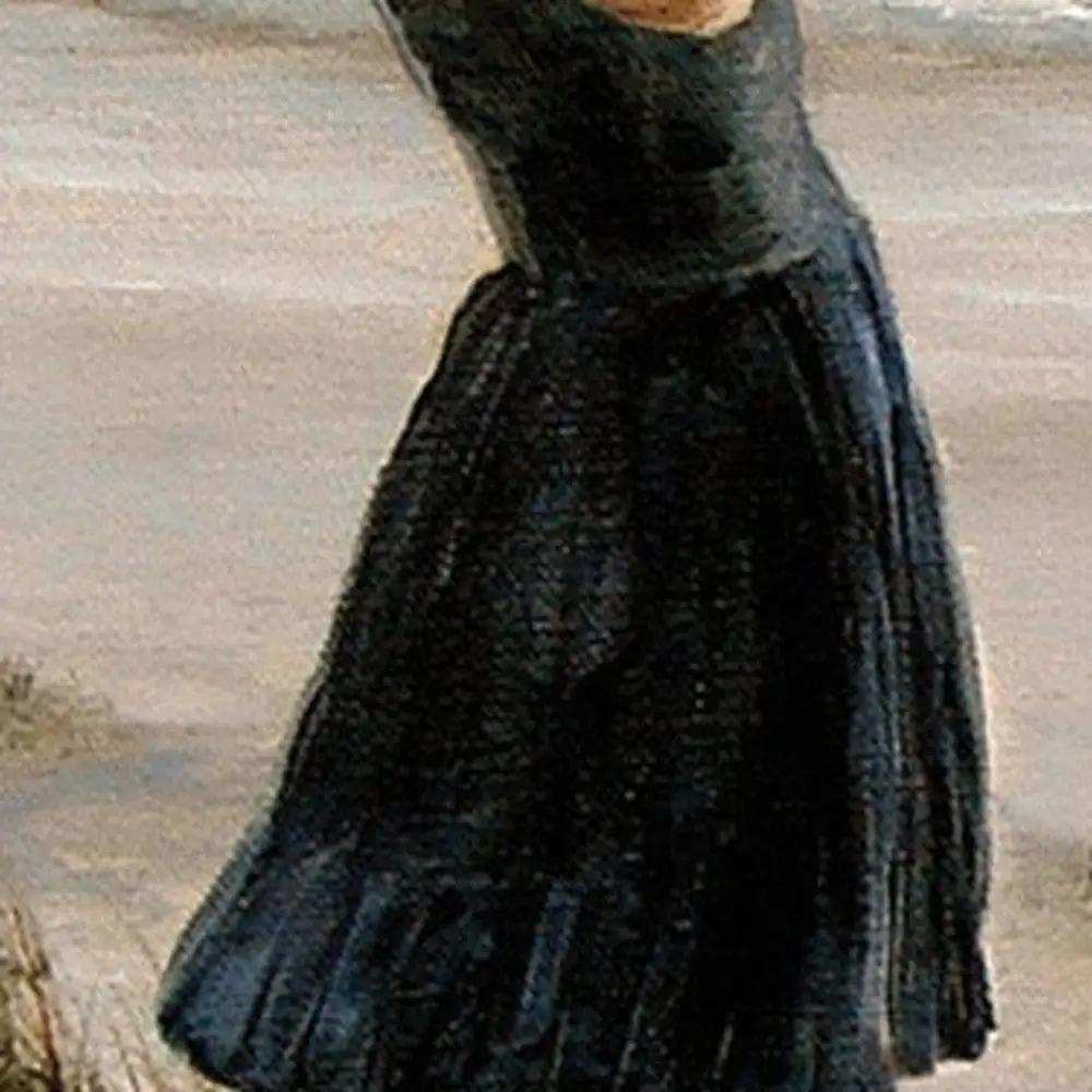 Black Dress 1 White Framed Print Wall Art - Homeroots - Flyclothing LLC