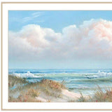 Seascape I 1 White Framed Print Wall Art - Homeroots - Flyclothing LLC